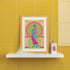 Roller Skating Grecian Goddess Art Print